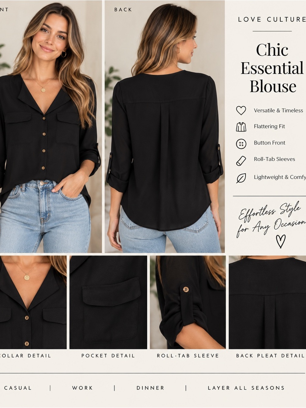 Love Culture Blouse‎